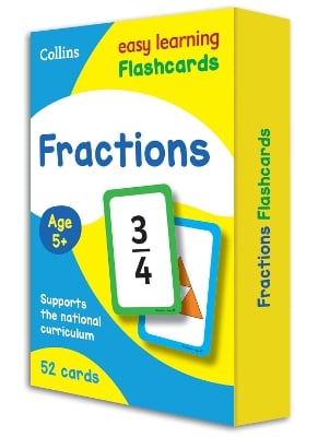 Fractions Flashcards: Ideal for Home Learning