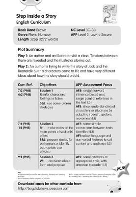 BC JD Plays Brown/3C-3B Step Inside a Story Guided Reading Card