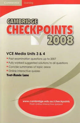 Cambridge Checkpoints VCE Media Units 3 and 4 2008