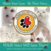 History of Homeless Pet School Clubs