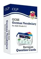 GCSE AQA German: Vocabulary Revision Question Cards (For exams in 2025)