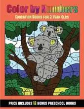 Education Books for 2 Year Olds (Color By Number - Animals): 36 Color By Number - animal activity sheets designed to develop pen control and number skills in preschool children. The price of this book includes 12 printable PDF kindergarten workbooks