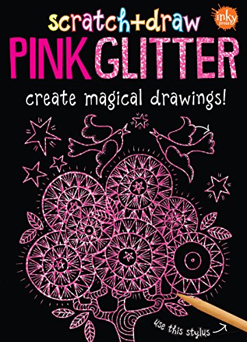 Scratch & Draw Pink Glitter: Create Magical Drawing