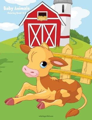 Baby Animals Coloring Book 1 & 2