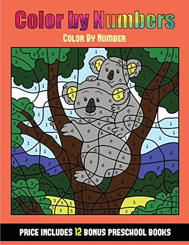 Color By Number (Color By Number - Animals): 36 Color By Number - animal activity sheets designed to develop pen control and number skills in preschool children. The price of this book includes 12 printable PDF kindergarten workbooks