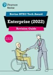 Pearson REVISE BTEC Tech Award Enterprise 2022 Revision Guide inc online edition - 2023 and 2024 exams and assessments