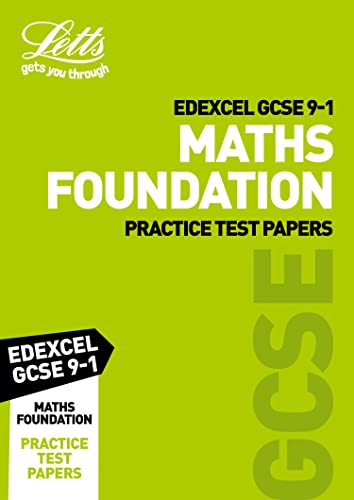 Grade 9-1 GCSE Maths Foundation Edexcel Practice Test Papers: GCSE Grade 9-1