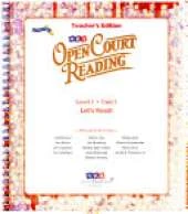 OPEN COURT READING - CALIFORNIA TEACHER EDITION UNIT 1 LEVEL 1