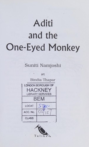 Aditi and the One-eyed Monkey