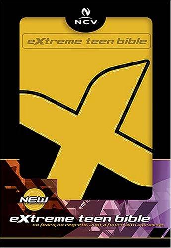 The Holy Bible: New Century Version, Yellow/Black, Leather Soft, Die-Cut, Extreme Teen Bible; No Fears, No Regrets. Just a Future with a Promise