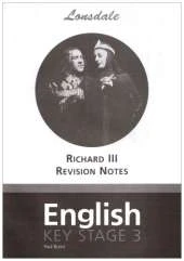 Key Stage 3 Shakespeare "Richard III": English