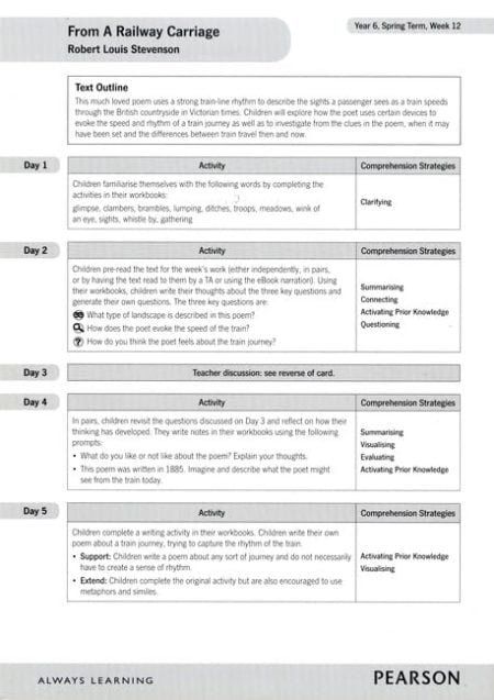 Bug Club Comprehension Year 6 Magazine Short story 1 T2 W2 Card