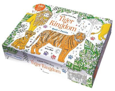 Colour Your Own Tiger Kingdom Book + Puzzle