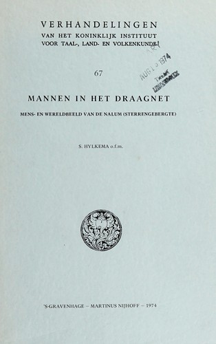 Mannen in het draagnet;: mens- en wereldbeeld van de Nalum Sterrengebergte