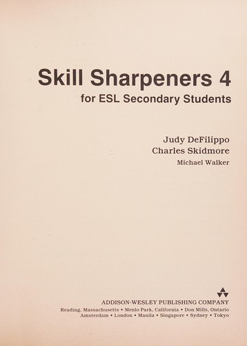 Skill Sharpeners: For English as a Second Language Secondary Students