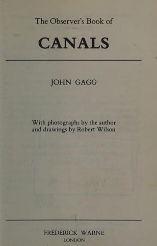 The Observer's Book of Canals