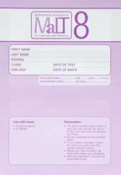 MaLT Test 8 Pk10 (Mathematics Assessment for Learning and Teaching)
