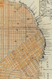 San Francisco Vintage Map Journal Notebook, 100 pages/50 sheets, 4x6