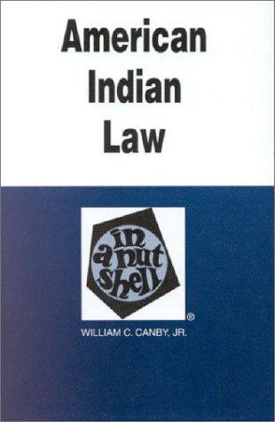 Canby S American Indian Law 3d