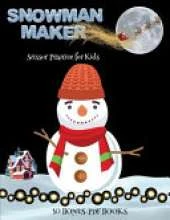 Scissor Practice for Kids (Snowman Maker): Make your own snowman by cutting and pasting the contents of this book. This book is designed to improve hand-eye coordination, develop fine and gross motor control, develop visuo-spatial skills, and to help chil