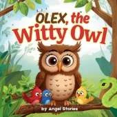 Olex the Witty Owl: A Bedtime Story Book for Toddlers, Preschoolers, and Kids Ages 2-5: Children's Animal Picture Story Book about Friendship, Bravery, and Smart Thinking