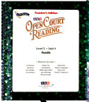 OPEN COURT READING - CALIFORNIA TEACHER EDITION UNIT 4 LEVEL 2