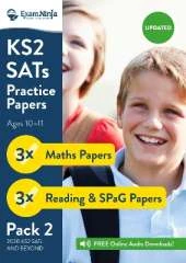2020 KS2 SATs Practice Papers - Pack 2 (English Reading, SPaG & Maths) Inc. Answers & Audio