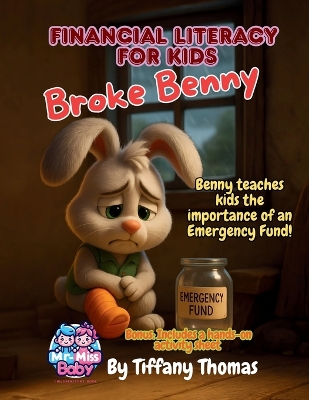 Financial Literacy for Kids Broke Benny: Benny Teaches Kids the Importance of an Emergency Fund!