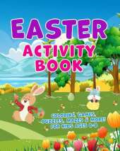 Easter Activity Book for Kids Ages 6-8