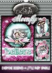 Octavia Moonfly 2017: An Inspirational Monthly Calendar, 14 Pages