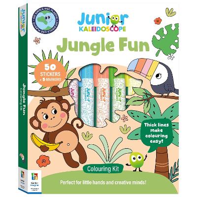 Jr Kaleidoscope Colouring Kit Jungle