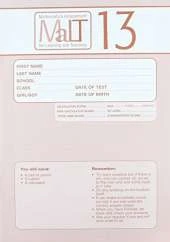 MaLT Test 13 Pk10 (Mathematics Assessment for Learning and Teaching)