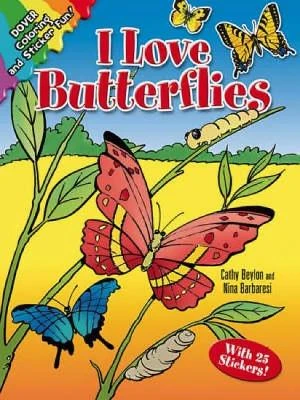 I Love Butterflies Sticker Book