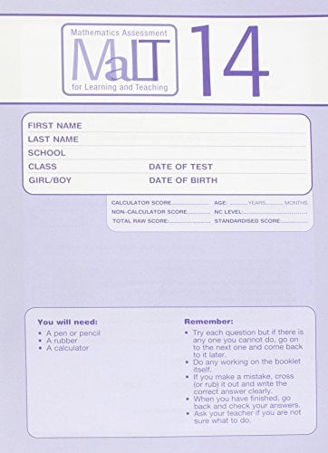 MaLT Test 14 Pk10 (Mathematics Assessment for Learning and Teaching)