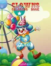 Clowns Coloring Book 1