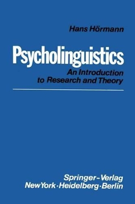Psycholinguistics