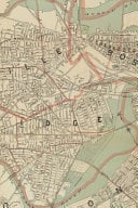 Cambridge-Somerville Vintage Map Journal Notebook, 100 pages/50 sheets, 4x6