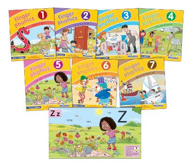 Finger Phonics Books 1-7: in Print Letters (American English Edition)