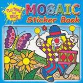 Mosaic Sticker Book: Clown