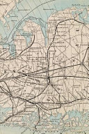 New York City Vintage Map Field Journal Notebook, 100 pages/50 sheets, 4x6