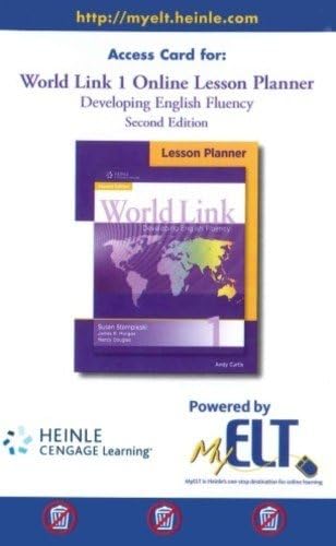 World Link 1: Online Lesson Planner, Printed Access Code (2e)