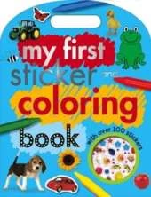 My First Sticker and Colouring Book (Newsprint)