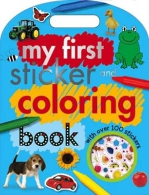 My First Sticker and Colouring Book (Newsprint)