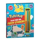Pokemon Color Your Own Fuzzy Stickers