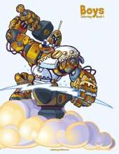 Boys Coloring Book 1