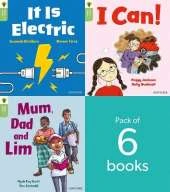 Oxford Reading Tree Green Sparks: level 1+ LEVEL 1+ PACK of 6