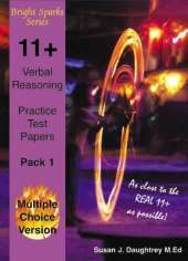 11+ Verbal Reasoning Test Papers: Multiple Choice Version