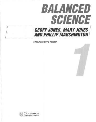 Balanced Science 1