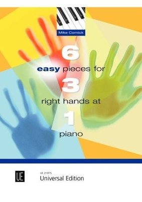 6 easy pieces for 3 right hands at 1 piano