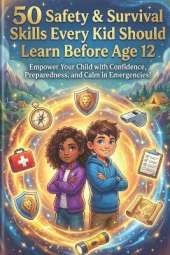 50 Safety & Survival Skills Every Kid Should Learn Before Age 12: Essential Life Skills for Children - Home Safety, Stranger Awareness, First Aid, Emergency Preparedness & Confidence
